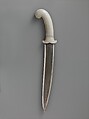Dagger with Hilt of Leafy Plants, Hilt: Nephrite
Blade: Watered steel