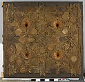 Panel from a Ceiling, Wood; mortised, tenoned, mitered, rabbeted, and painted