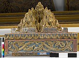 Ceiling, Wood; carved, painted, and gilded