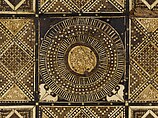 Panel, Wood (fig); mosaic with bone and four different types of wood