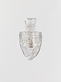 Flask, Rock crystal; carved