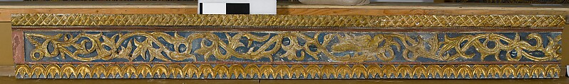 Ceiling, Wood; carved, painted, and gilded