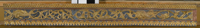 Ceiling, Wood; carved, painted, and gilded