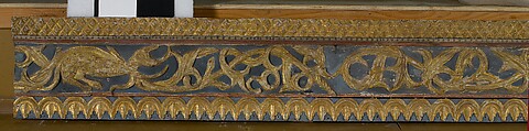 Ceiling, Wood; carved, painted, and gilded