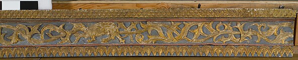 Ceiling, Wood; carved, painted, and gilded