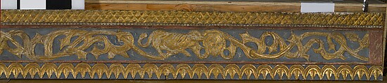 Ceiling, Wood; carved, painted, and gilded