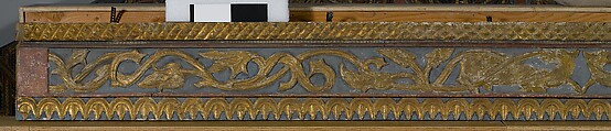 Ceiling, Wood; carved, painted, and gilded