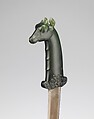 Dagger with Hilt in the Form of a Blue Bull (Nilgai), Hilt: Nephrite
Blade: Watered steel