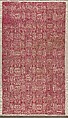 Textile Depicting a Scene from Nizami's Khamsa, Nizami (present-day Azerbaijan, Ganja 1141–1209 Ganja), Silk, metal wrapped thread; double-weave