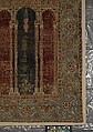 Carpet with Triple-Arch Design, Silk (warp and weft), wool (pile), cotton (pile); asymmetrically knotted pile 