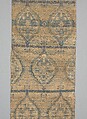Textile Fragment, Silk, metal wrapped thread; lampas (kemha)