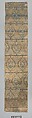Textile Fragment, Silk, metal wrapped thread; lampas (kemha)