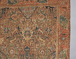 The "Doria" Carpet, Silk (warp, weft, and pile), metal wrapped thread; asymmetrically knotted pile, brocaded