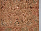 The "Doria" Carpet, Silk (warp, weft, and pile), metal wrapped thread; asymmetrically knotted pile, brocaded