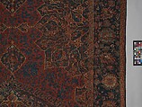 Carpet, Wool (warp, weft, and pile); symmetrically knotted pile