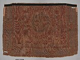 Mamluk Carpet, Wool, (warp, weft and pile); asymmetrically knotted pile