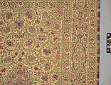 Hanging, Silk; plain-weave, embroidered