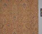 Polonaise Carpet, Cotton (warp and weft), silk (weft and pile), metal wrapped thread; asymmetrically knotted pile, brocaded