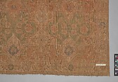 Polonaise Carpet, Cotton (warp and weft), silk (weft and pile), metal wrapped thread; asymmetrically knotted pile, brocaded