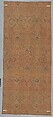 Polonaise Carpet, Cotton (warp and weft), silk (weft and pile), metal wrapped thread; asymmetrically knotted pile, brocaded