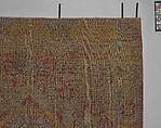 Carpet, Wool (warp, weft and pile); asymmetrically knotted pile