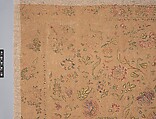 Hanging, Cotton; plain weave, embroidered in silk