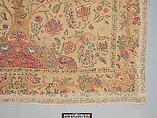 Hanging, Cotton; plain weave, embroidered in silk