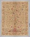 Hanging, Cotton; plain weave, embroidered in silk
