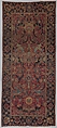 Floral Arabesque Carpet, Cotton (warp and weft), wool (pile); asymmetrically knotted pile