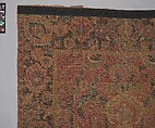 Floral Arabesque Carpet, Cotton (warp and weft), wool (pile); asymmetrically knotted pile