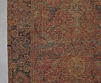 Floral Arabesque Carpet, Cotton (warp and weft), wool (pile); asymmetrically knotted pile