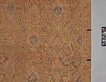 Polonaise Carpet, Cotton (warp and weft), silk (weft and pile), metal wrapped thread; asymmetrically knotted pile, brocaded
