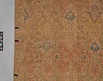 Polonaise Carpet, Cotton (warp and weft), silk (weft and pile), metal wrapped thread; asymmetrically knotted pile, brocaded