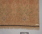 Polonaise Carpet, Cotton (warp and weft), silk (weft and pile), metal wrapped thread; asymmetrically knotted pile, brocaded