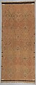 Polonaise Carpet, Cotton (warp and weft), silk (weft and pile), metal wrapped thread; asymmetrically knotted pile, brocaded