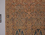 'Polonaise' Carpet, Cotton (warp and weft), silk (weft and pile), metal wrapped thread; asymmetrically knotted pile, brocaded