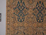 'Polonaise' Carpet, Cotton (warp and weft), silk (weft and pile), metal wrapped thread; asymmetrically knotted pile, brocaded