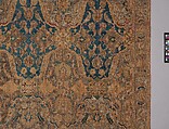 'Polonaise' Carpet, Cotton (warp and weft), silk (weft and pile), metal wrapped thread; asymmetrically knotted pile, brocaded
