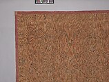 'Polonaise' Carpet, Cotton (warp and weft), silk (weft and pile), metal wrapped thread; asymmetrically knotted pile, brocaded
