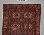 Carpet, Wool (warp, weft and pile); symmetrically knotted pile