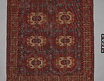 Carpet, Wool (warp, weft and pile); symmetrically knotted pile