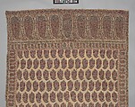 Shawl of Joined Fragments, Wool; double interlocking twill tapestry weave, pieced