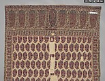 Shawl of Joined Fragments, Wool; double interlocking twill tapestry weave, pieced