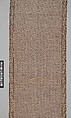Sash, Silk, metal thread