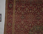 Carpet, Silk (warp), wool (weft and pile); asymmetrically knotted pile