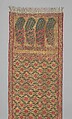 Sash (Patka), Silk, metal wrapped thread; tapestry weave