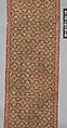Sash (Patka), Silk, metal wrapped thread; tapestry weave