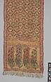 Sash (Patka), Silk, metal wrapped thread; tapestry weave