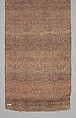 Loom Width with Floral and Tiger-stripe Design, Silk, metal wrapped thread; lampas (kemha)