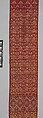 Moroccan Wedding Sash, Silk; woven